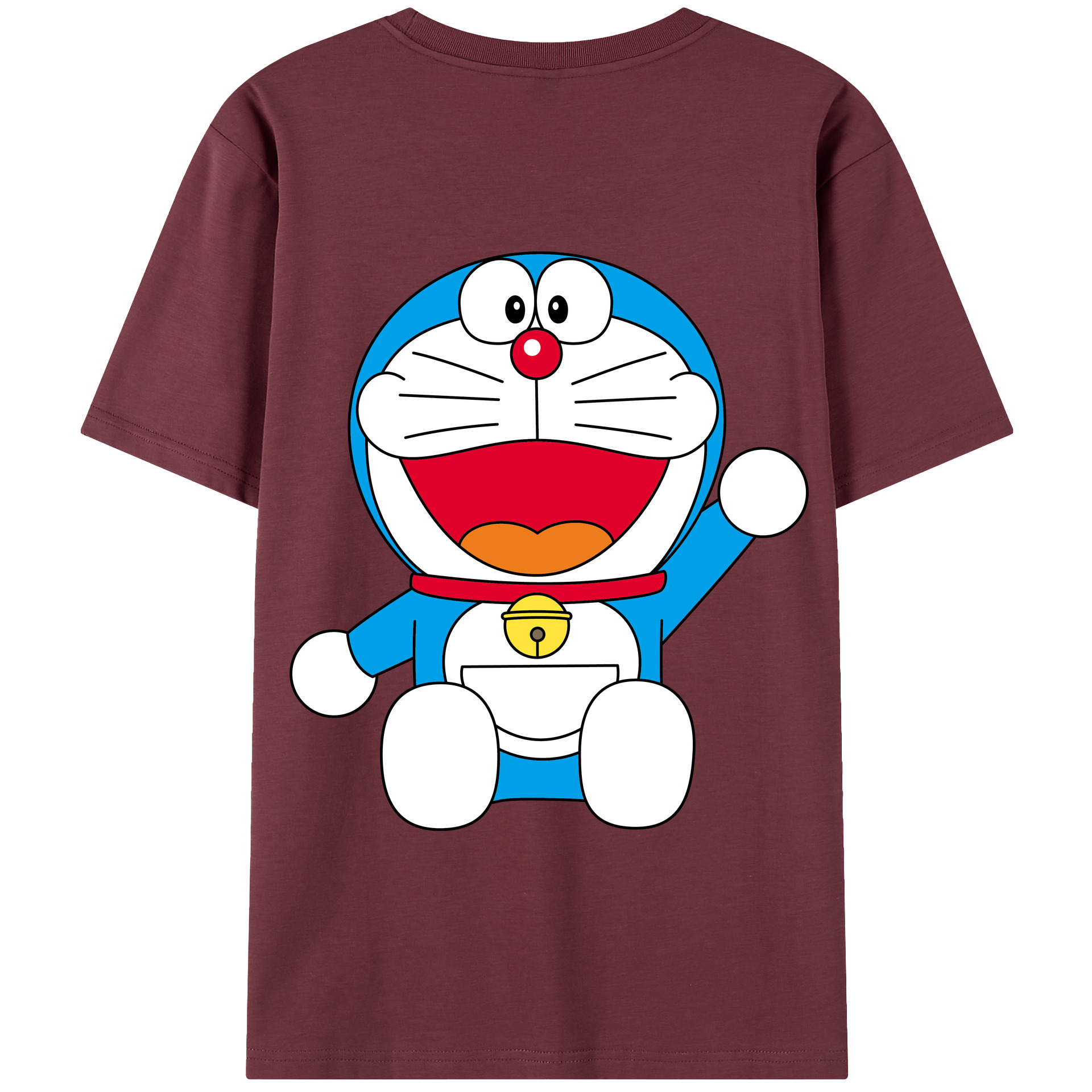 （画像用） ドラえもん Doraemon 綿100％半袖Tシャツ（背面プリント）